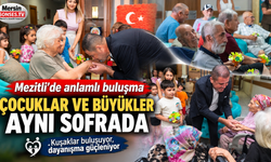Mezitli’de çocuklar ve büyükler buluştu