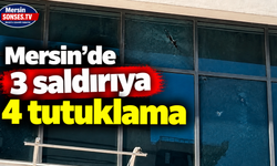 Mersin'de 3 saldırıya 4 tutuklama
