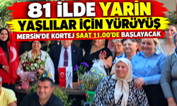 81 ilde yaşlılar için eş zamanlı yürüyüş