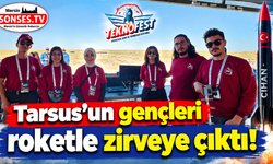 Tarsuslu öğrenciler roketle Türkiye ikincisi