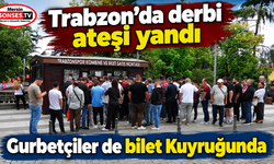 Trabzon’da Galatasaray derbisi heyecanı sardı