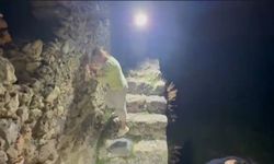 Alanya Kalesi'nde mahsur kalan 3 Rus kurtarıldı