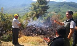 Burdur'da orman yangını ekiplerin müdahalesiyle söndürüldü