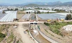 Kumluca'da sel ve taşkınlara karşı yapılan projenin yüzde 20'si tamamlandı