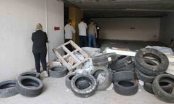 Otopark kavgası mahkemeye taşındı, molozlar araçları mahsur bıraktı