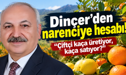 Dinçer’den Bakanlığa narenciye hesabı!
