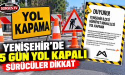 Yenişehir’de en işlek bölgede 5 gün yol kapalı