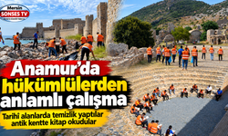 Anamur’da hükümlülerden anlamlı çalışma