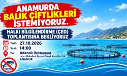 Anamur'da balık çiftliğine karşı ortak tepki