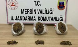 Mersin’de sokak satıcılarına operasyonunda 5 kg skunk  ele geçirildi
