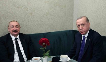 Cumhurbaşkanı Erdoğan ve Aliyev, Tiran’da çay içerek sohbet etti