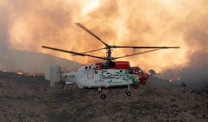 Sakız Adası’ndaki orman yangınları 3’üncü günde devam ediyor