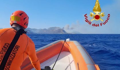 İtalya’da orman yangını: 102 kişi deniz yoluyla tahliye edildi