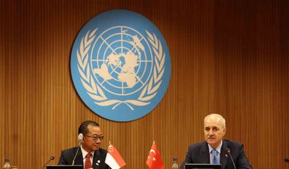 TBMM Başkanı Kurtulmuş, Singapur Parlamentosu Başkanı Peng ile görüştü