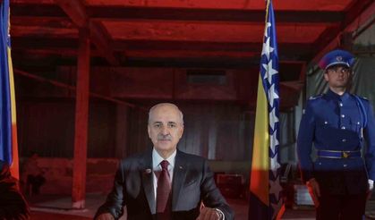 TBMM Başkanı Kurtulmuş,  Srebrenitsa için oluşturulan anı defterini imzaladı