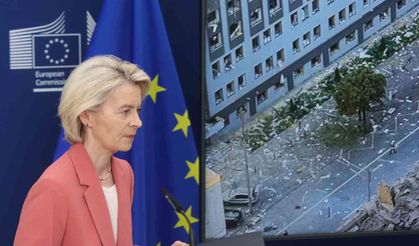 Rusya’nın Kiev’e saldırısında AB binasının yakınına 2 füze isabet etti