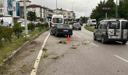 Sinop’ta 6 aracın karıştığı zincirleme kaza: 1 yaralı