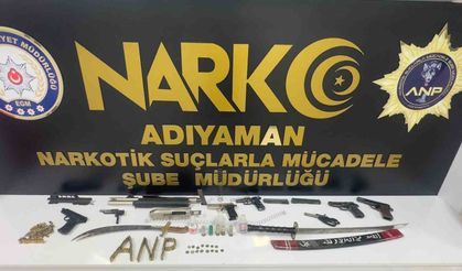 Adıyaman’da narkotik ve asayiş operasyonlarında 17 kişi tutuklandı