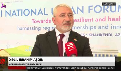 Başkan Aşgın, Azerbaycan’daki 3. Ulusal Şehircilik Forumu’nda Çorum’u temsil etti