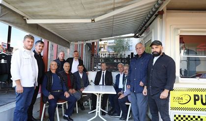 Başkan Ekim’den taksici esnafını ziyaret