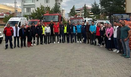 Elazığ’da hastanede yangın tatbikatı