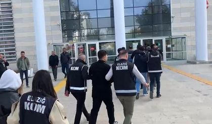 Elazığ’da polis suçlulara göz açtırmıyor: 8 tutuklama
