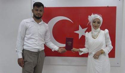 Kilis’te "İki İnsan Bir Hayat" projesi kapsamında nikah töreni gerçekleşti