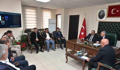 Mücahit Yanılmaz’dan Başkan Hamamcı’ya ziyaret