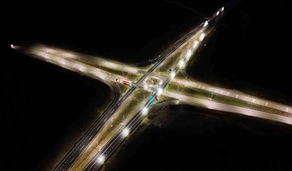 Ölümlü kazaların yaşandığı Pınarhisar-Lüleburgaz Kavşağı’nda aydınlatma çalışmaları tamamlandı