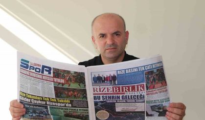 Rize’de yazılı basın tek çatıda birleşti