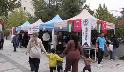 Siirt’te öğrencilerden Gazze yararına etkinlik