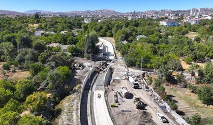 Şorşor deresindeki taşkın koruma çalışmalarında sona gelindi