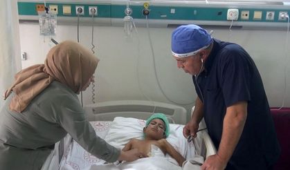 Suriye’de akciğer kisti patlayan 7 yaşındaki çocuk Şanlıurfa’da kurtarıldı