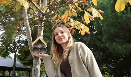 Üniversiteli öğrenciler geri dönüşümden çevreci proje