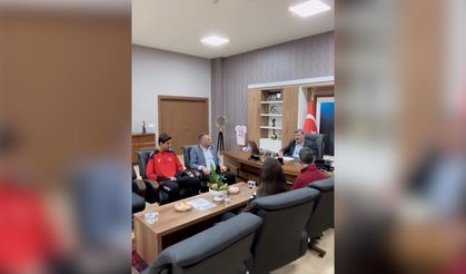Başkan Yıldız’dan Şampiyon Sporculara Kabul