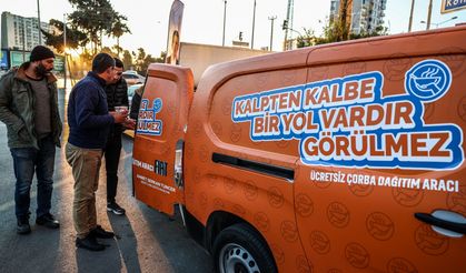 Mezitli’de Soğuk Sabahlar Çorba İkramıyla Isınıyor