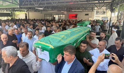 Mersin'deki 4 kişi feryatlar arasında son yolculuğuna uğurlandı