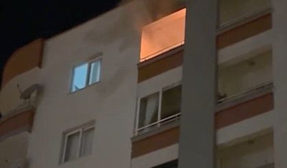 Erdemli'de Apartman Dairesinde Korkutan Patlama