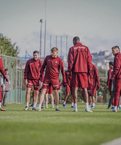 Trabzonspor, Fatih Karagümrük maçı hazırlıklarını sürdürdü