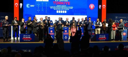 500 bin sosyal konut projesi kapsamında Mersin'de 8 bin 190 hak sahibi belirlendi