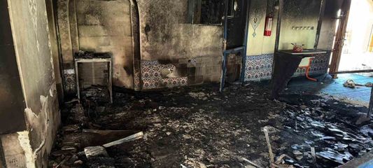 Mersin'de camide çıkan yangın hasara yol açtı