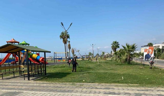 Akdeniz’de park, bahçe ve yeşil alanlar yenileniyor