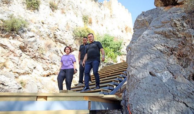 Alanya Kalesi Yayalaştırma Projesi’nin son etabına gelindi