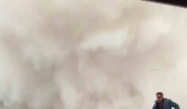 7 katlı binanın yıkımı korkuttu