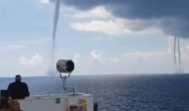 Akdeniz’de oluşan çok sayıda hortum