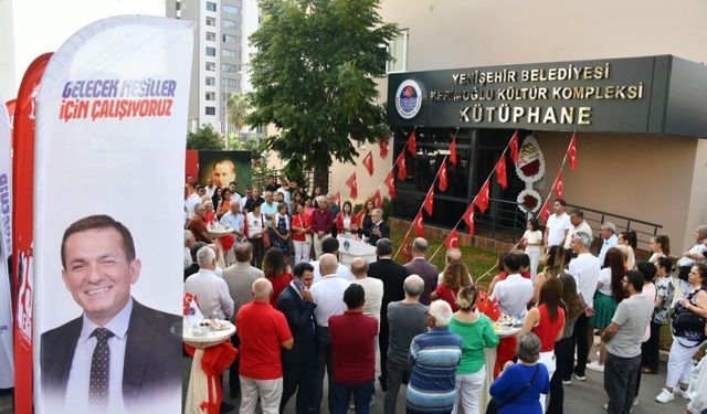 Yenişehir Belediyesi Nuri Ulusu Kütüphanesi hizmete açıldı