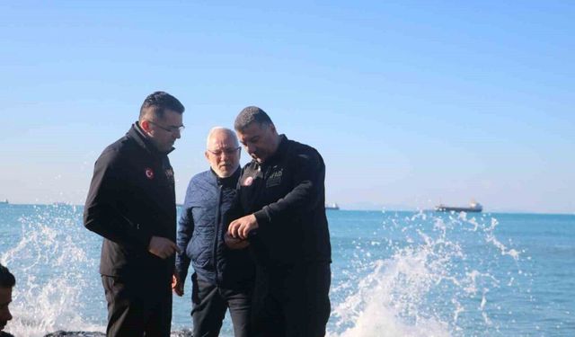 Denizle karanın birleştiği İskenderun’da saatte 4 bin ton su tahliye edilecek