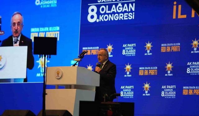 AK Parti Samsun 8. Olağan Kongresi’nde Mehmet Köse güven tazeledi