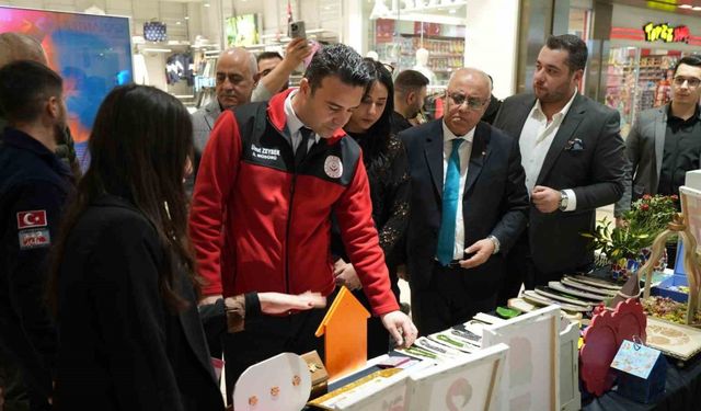 Gaziantep’te engelli bireylerin el emeği ürünleri sergilendi