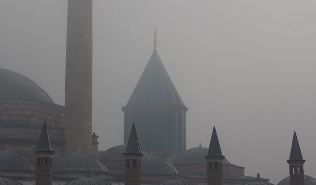 Konya’da yoğun sis etkili oldu